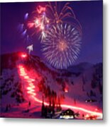 Alta Ski Area 75th Birthday Celebration Metal Print