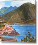 Amalfi Coast Metal Print