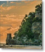 Amalfi Sunset Metal Print