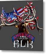 America's Legend Elk Metal Print