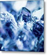 Amethyst Blue Metal Print