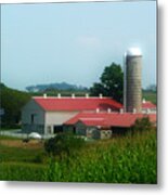 Amish Country Farm Metal Print