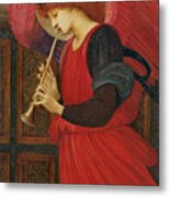 An Angel Playing A Flageolet Metal Print