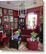 An Artists Livingroom Metal Print