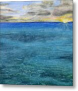 An Ocean Sunrise Metal Print