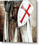 Ancient Templar Knight - 08 Metal Print
