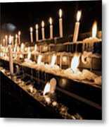 Andechs Prayer Candles Metal Print