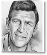Andy Griffith Metal Print
