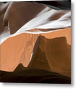 Antelope Canyon Desert Abstract Metal Print