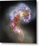 Antennae Galaxies Reloaded Metal Print