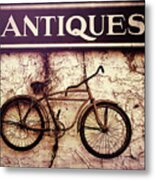 Antiques Old Bike Metal Print