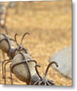 Ants Come Marching Metal Print
