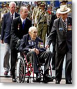 Anzac Day March Ww2 Merchants We Admire And Respect Metal Print