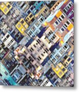 Apartments In The City Metal Print