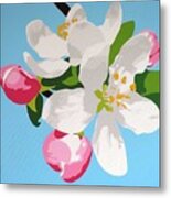 Apple Blossom Metal Print