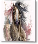 Arabian Horse 2013 10 15 Metal Print