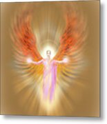 Archangel Raphael - Pastel Metal Print