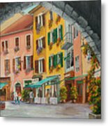 Archway To Annecy's Side Streets Metal Print