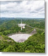 Arecibo Observatory Metal Print