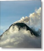 Arenal Volcano Above The Clouds Metal Print