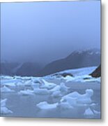 Argentina Glacier Lake Metal Print