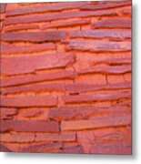Arizona Indian Ruins Brick Texture Metal Print