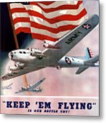 Army Air Corps Recruiting Poster Metal Print