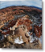 Around Bryce Canyon -- Hoodoo Formations In Bryce Canyon National Park, Utah Metal Print