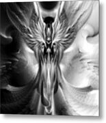 Arsencia The Other Side Of Midnight Fractal Portrait Metal Print