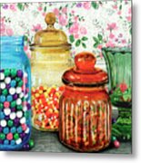 Assortment Of Color And Taste	Color Pencil On Paper Metal Print