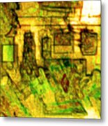 At The Coffee House Metal Print