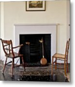 At The Cold Fireplace. Metal Print