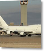 Atlas Air Boeing 747-45e-sf N473mc Phoenix Sky Harbor December 20 2015 Metal Print