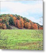 Autum On The Hill Metal Print