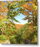 Autumn At Pratt's Falls Metal Print