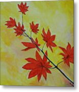 Autumn Branch Metal Print