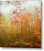 Autumn Fall Colors - Dazzling Color In The Blue Ridge Ap Metal Print