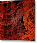 Autumn In Space Abstract Pano 1 Metal Print