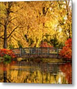 Autumn In The Park Metal Print
