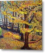 Autumn By Karen E. Francis Metal Print