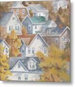 Autumn On The Hill Metal Print
