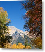 Autumn Peaks Metal Print