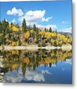 Autumn Reflection Metal Print