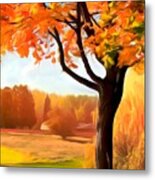 Autumn Tree Metal Print