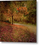 Autumn Walk 2 Metal Print