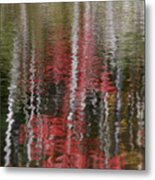 Autumn Water Color Metal Print