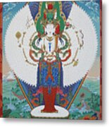 Avalokiteshvara Lord Of Compassion Metal Print