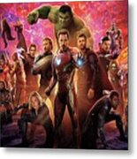 Avengers Infinity War Metal Print