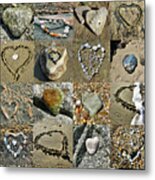 Awesome Hearts Found In Nature - Valentine S Day Metal Print