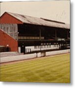 Ayr United - Somerset Park - Main Stand 1 - Leitch -june 1983 Metal Print